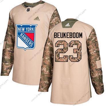 Adidas New York Rangers #23 Jeff Beukeboom Camo Autentické 2017 Veterans Day Sešitý NHL dres – Pánské