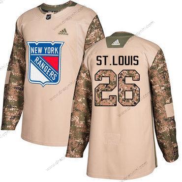 Adidas New York Rangers #26 Martin St.Louis Camo Autentické 2017 Veterans Day Sešitý NHL dres – Pánské