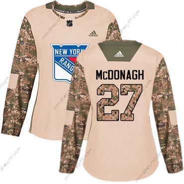 Adidas New York Rangers #27 Ryan Mcdonagh Camo Autentické 2017 Veterans Day Sešitý NHL dres – Dámské