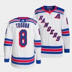 Adidas New York Rangers #8 Jacob Trouba Bílý Domácí dres Sešitý NHL dres – Pánské