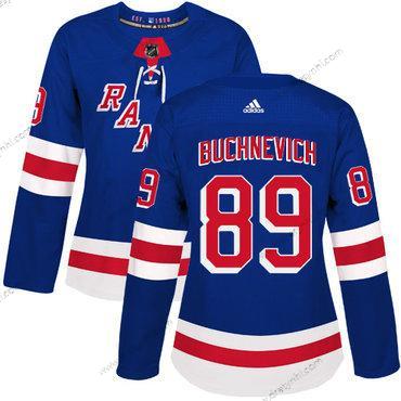 Adidas New York Rangers #89 Pavel Buchnevich Royal Modrý Domácí dres Autentické Sešitý NHL dres – Dámské