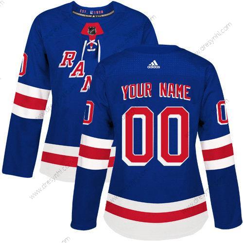 Adidas New York Rangers Personalizované Autentické Royal Modrý Domácí dres NHL dres – Dámské