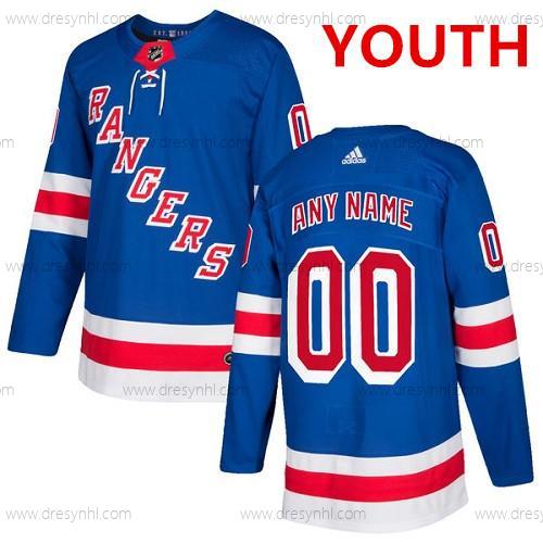 Adidas New York Rangers Personalizované Autentické Royal Modrý Domácí dres NHL dres