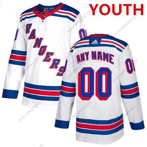 Adidas New York Rangers Personalizované NHL Autentické Bílý dres