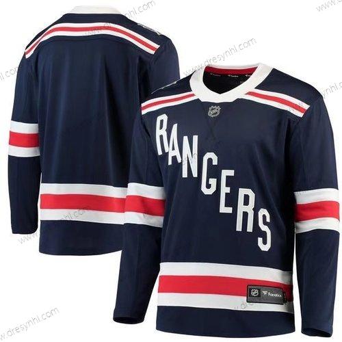 Adidas New York Rangers Personalizované Námořnictvo Modrý Autentické 2018 Zimní Klasický Sešitý NHL dres