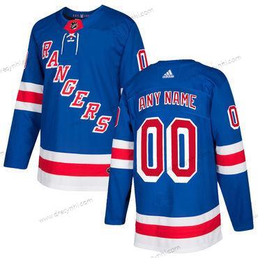 Adidas New York Rangers Personalizované Royal Modrý Domácí dres 2017-2018 Sešitý NHL dres – Pánské