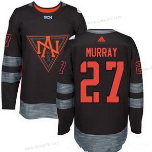 Adidas North Amerika Hokejový #27 Ryan Murray Černá 2016 World Cup Of Hokejový Sešitý WCH Game dres – Pánské