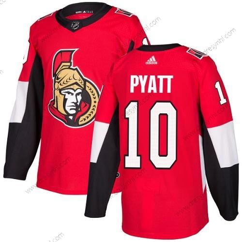 Adidas Ottawa Senators #10 Tom Pyatt Červené Domácí dres Autentické Sešitý NHL dres – Pánské