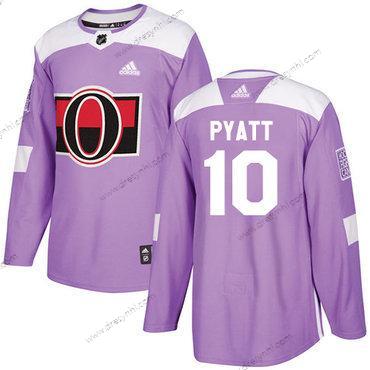 Adidas Ottawa Senators #10 Tom Pyatt Nachový Autentické Bojuje proti rakovině Sešitý NHL dres – Pánské