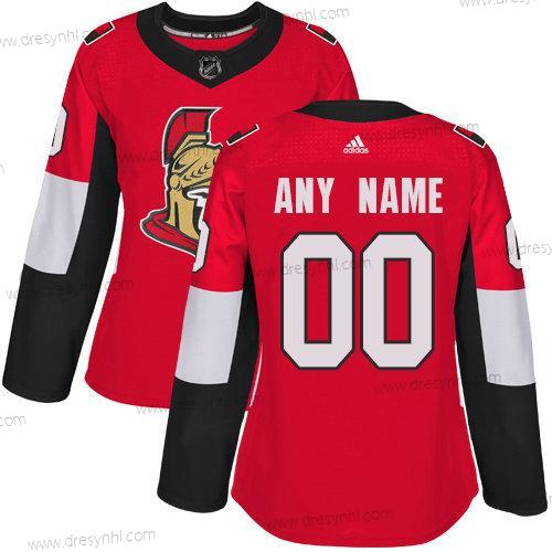 Adidas Ottawa Senators Personalizované Autentické Červené Domácí dres NHL dres – Dámské