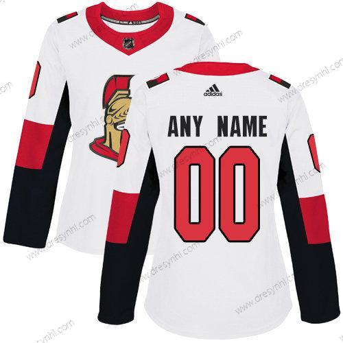 Adidas Ottawa Senators Personalizované NHL Autentické Bílý dres – Dámské