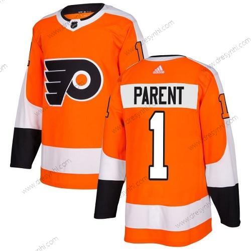 Adidas Philadelphia Flyers #1 Bernie Parent Oranžová Domácí dres Autentické Sešitý NHL dres – Pánské