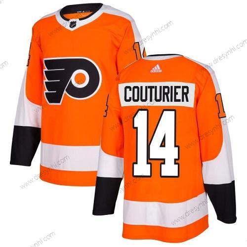 Adidas Philadelphia Flyers #14 Sean Couturier Oranžová Domácí dres Autentické Sešitý NHL dres – Pánské