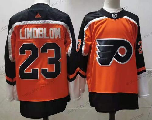 Adidas Philadelphia Flyers #23 Oskar Lindblom Oranžová 2020-21 Sešitý NHL dres – Pánské