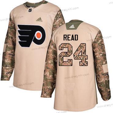 Adidas Philadelphia Flyers #24 Matt Read Camo Autentické 2017 Veterans Day Sešitý NHL dres – Pánské