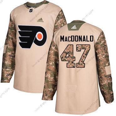 Adidas Philadelphia Flyers #47 Andrew Macdonald Camo Autentické 2017 Veterans Day Sešitý NHL dres – Pánské