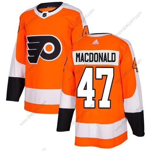 Adidas Philadelphia Flyers #47 Andrew Macdonald Oranžová Domácí dres Autentické Sešitý NHL dres – Pánské