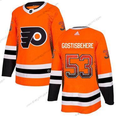 Adidas Philadelphia Flyers #53 Shayne Gostisbehere Oranžová dres – Pánské