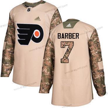 Adidas Philadelphia Flyers #7 Bill Barber Camo Autentické 2017 Veterans Day Sešitý NHL dres – Pánské