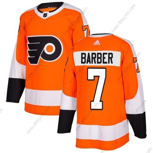 Adidas Philadelphia Flyers #7 Bill Barber Oranžová Domácí dres Autentické Sešitý NHL dres – Pánské