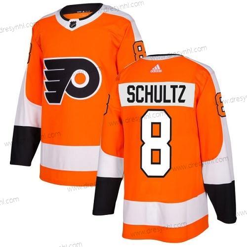 Adidas Philadelphia Flyers #8 Dave Schultz Oranžová Domácí dres Autentické Sešitý NHL dres – Pánské