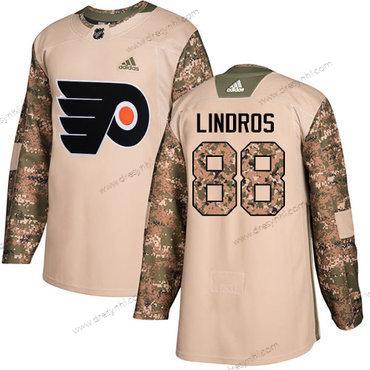 Adidas Philadelphia Flyers #88 Eric Lindros Camo Autentické 2017 Veterans Day Sešitý NHL dres – Pánské