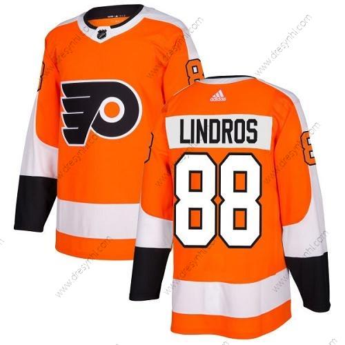 Adidas Philadelphia Flyers #88 Eric Lindros Oranžová Domácí dres Autentické Sešitý NHL dres – Pánské