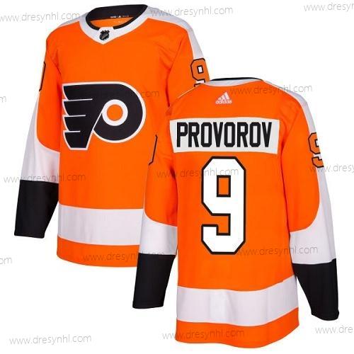 Adidas Philadelphia Flyers #9 Ivan Provorov Oranžová Domácí dres Autentické Sešitý NHL dres – Pánské