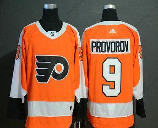 Adidas Philadelphia Flyers #9 Ivan Provorov Oranžová Sešitý NHL dres – Pánské