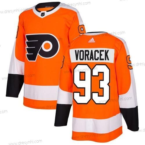 Adidas Philadelphia Flyers #93 Jakub Voracek Oranžová Domácí dres Autentické Sešitý NHL dres – Pánské