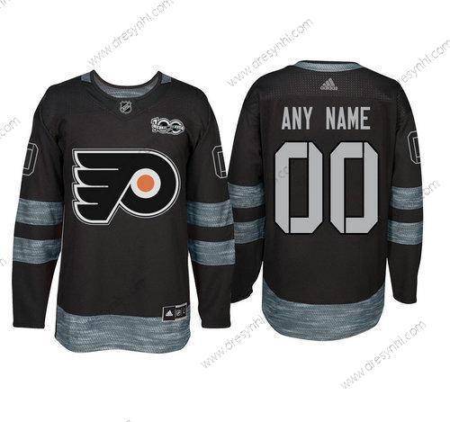 Adidas Philadelphia Flyers Personalizované Černá 1917-2017 100th Výročí Sešitý NHL dres