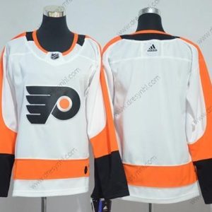 Adidas Philadelphia Flyers Prázdný Bílý Road Autentické Sešitý NHL dres – Dámské