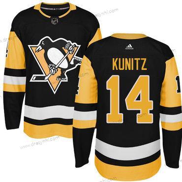 Adidas Pittsburgh Penguins #14 Chris Kunitz Černá Náhradní Autentické Sešitý NHL dres – Pánské