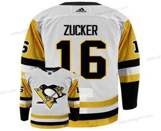 Adidas Pittsburgh Penguins #16 Jason Zucker Bílý Sešitý NHL dres – Pánské