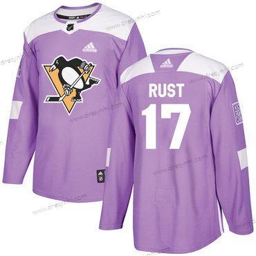 Adidas Pittsburgh Penguins #17 Bryan Rust Nachový Autentické Bojuje proti rakovině Sešitý NHL dres – Pánské