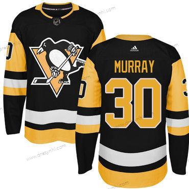 Adidas Pittsburgh Penguins #30 Matt Murray Černá Náhradní Autentické Sešitý NHL dres – Pánské