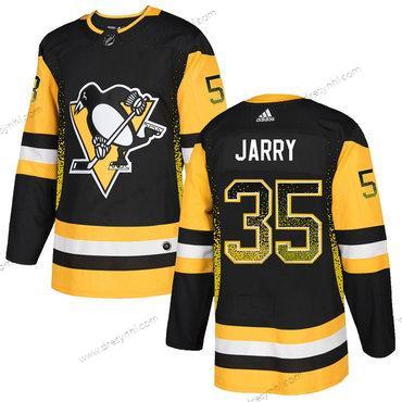 Adidas Pittsburgh Penguins #35 Tristan Jarry Černá dres – Pánské