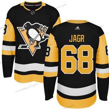 Adidas Pittsburgh Penguins #68 Jaromir Jagr Černá Náhradní Autentické Sešitý NHL dres – Pánské