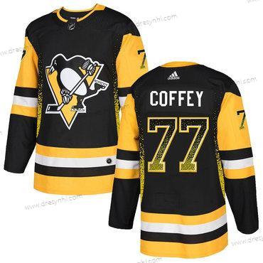 Adidas Pittsburgh Penguins #77 Paul Coffey Černá dres – Pánské