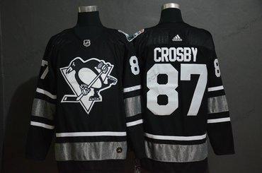 Adidas Pittsburgh Penguins 87 Sidney Crosby Černá 2019 NHL All-Star Game dres – Pánské