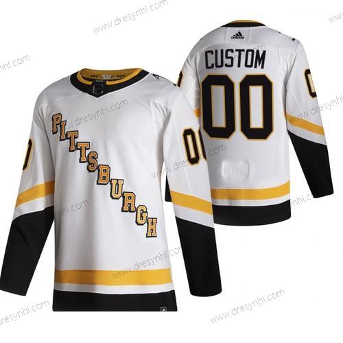 Adidas Pittsburgh Penguins Personalizované Bílý 2020-21 Náhradní Autentické Hráč NHL dres – Pánské