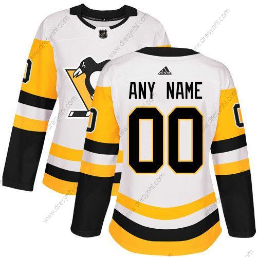 Adidas Pittsburgh Penguins Personalizované NHL Autentické Bílý dres – Dámské