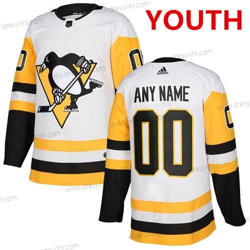 Adidas Pittsburgh Penguins Personalizované NHL Autentické Bílý dres