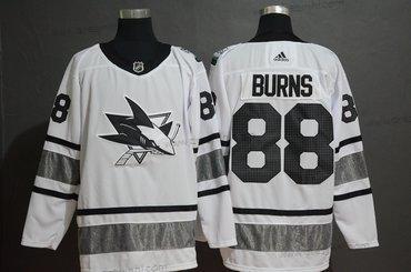 Adidas San Jose Sharks 88 Brent Burns Bílý 2019 NHL All-Star Game dres – Pánské