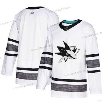 Adidas San Jose Sharks Bílý 2019 NHL All-Star Game dres – Pánské