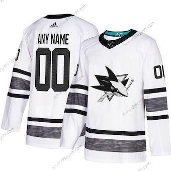 Adidas San Jose Sharks Personalizované Bílý 2019 NHL All-Star Game Parley Autentické dres – Pánské