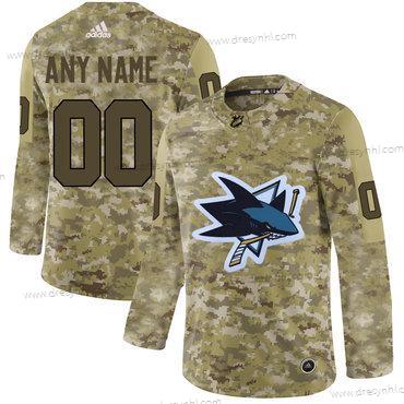 Adidas San Jose Sharks Personalizované Camo dres – Pánské