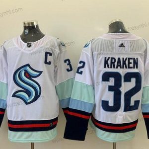 Adidas Seattle Kraken #32 Kraken Bílý Sešitý NHL dres – Pánské