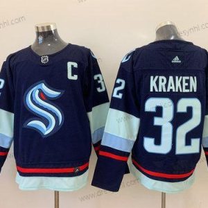 Adidas Seattle Kraken #32 Kraken Námořnictvo Modrý Sešitý NHL dres – Pánské