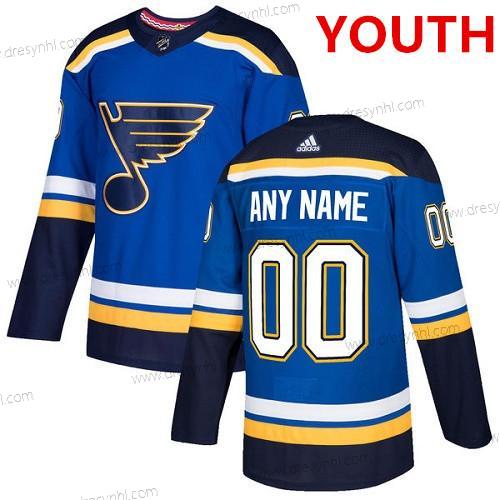 Adidas St. Louis Blues Personalizované Autentické Royal Modrý Domácí dres NHL dres